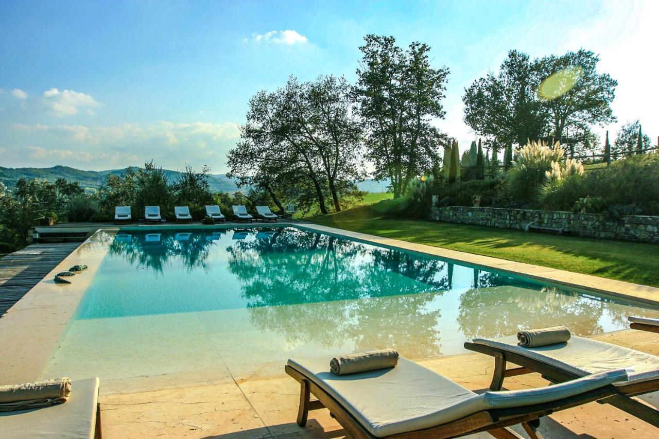 Villa Rignana Chianti Estate, Pool, Tennis,Cook Greve in Chianti Dış mekan fotoğraf