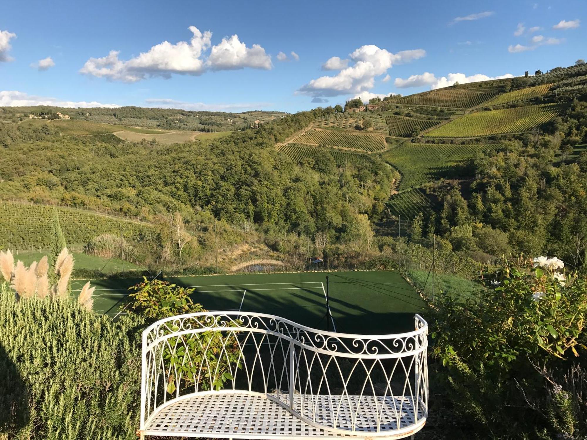 Villa Rignana Chianti Estate, Pool, Tennis,Cook Greve in Chianti Dış mekan fotoğraf