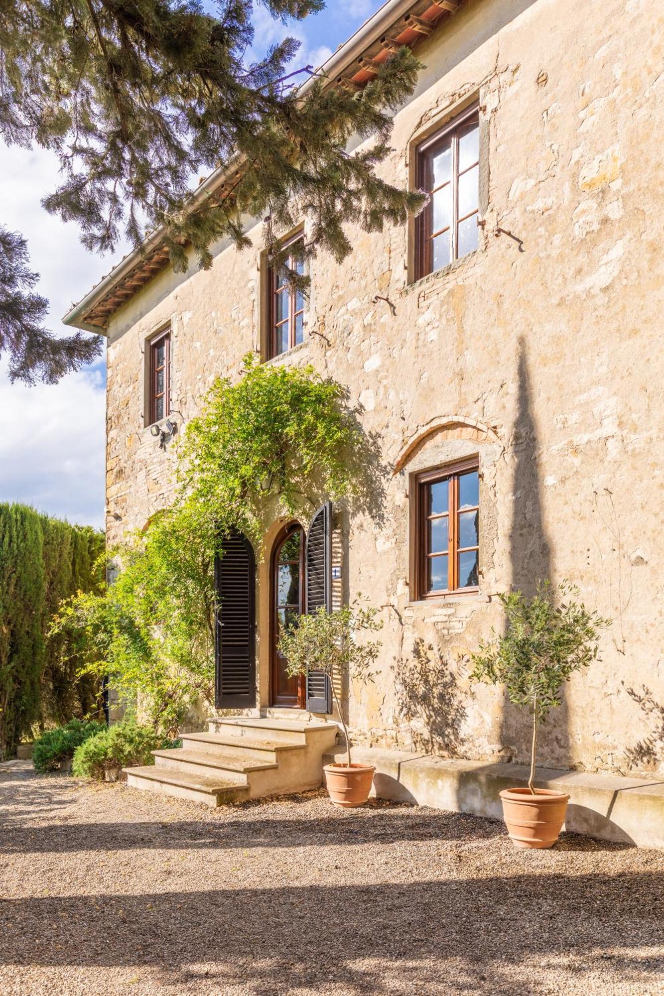 Villa Rignana Chianti Estate, Pool, Tennis,Cook Greve in Chianti Dış mekan fotoğraf
