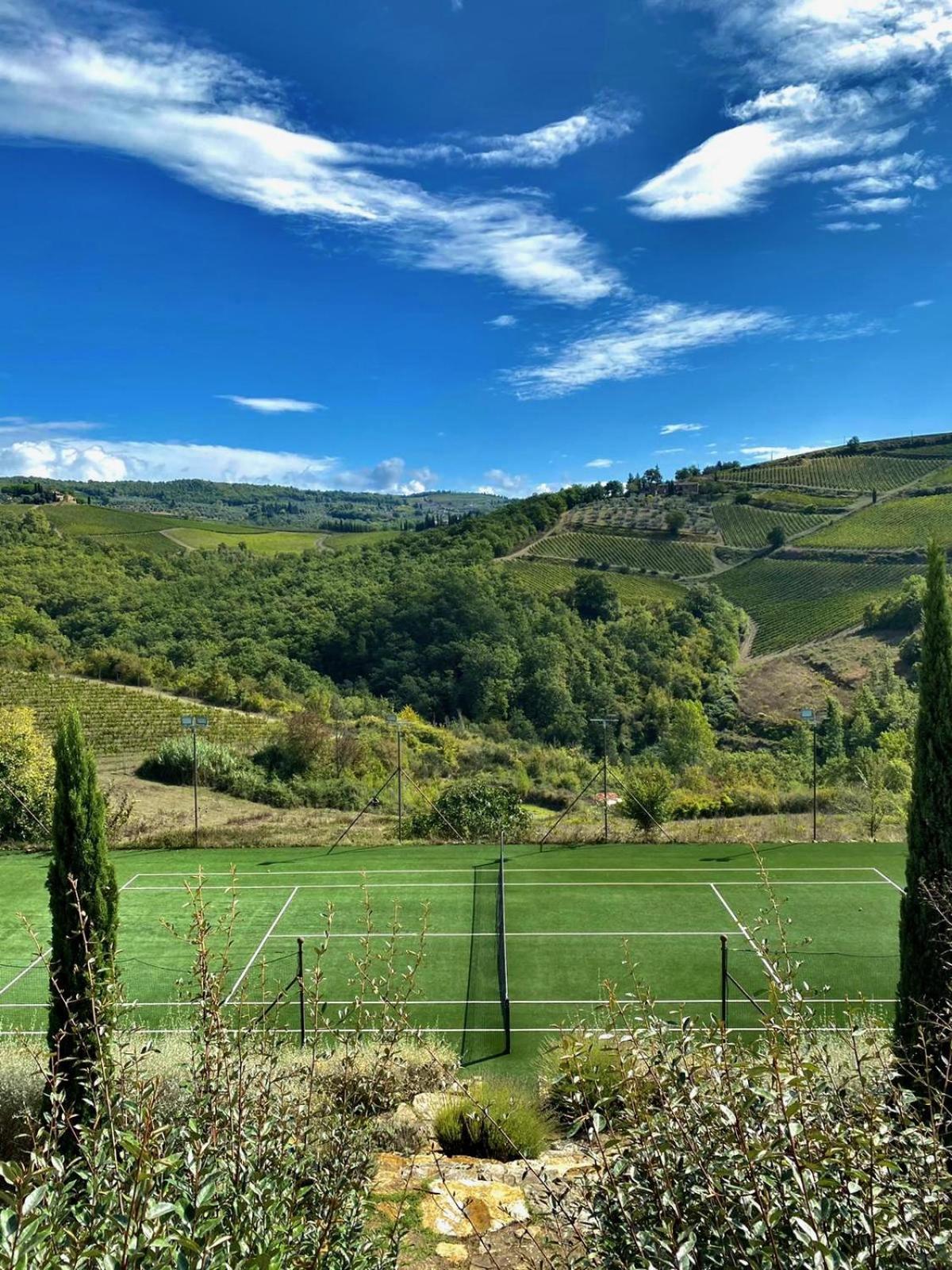 Villa Rignana Chianti Estate, Pool, Tennis,Cook Greve in Chianti Dış mekan fotoğraf